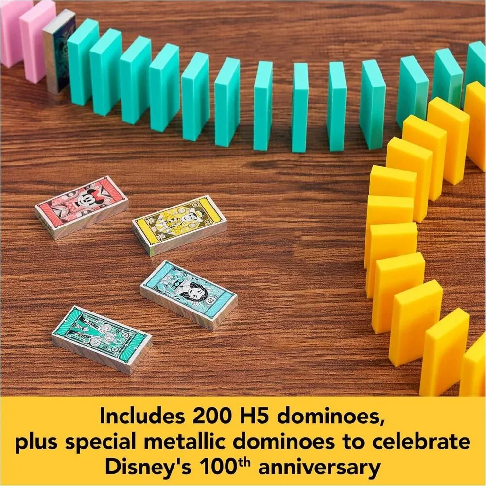Spin Master Disney 100th Anniversary H5 Domino Creations 200pc Set - Lily Hevesh
